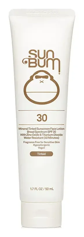Sun Bum Mineral SPF 30 Tinted Sunscreen Face Lotion
