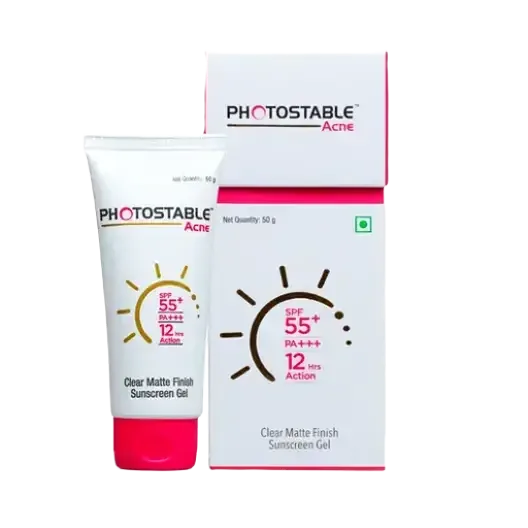 SUN Pharma Photostable Acne Sunscreen Gel SPF 55+