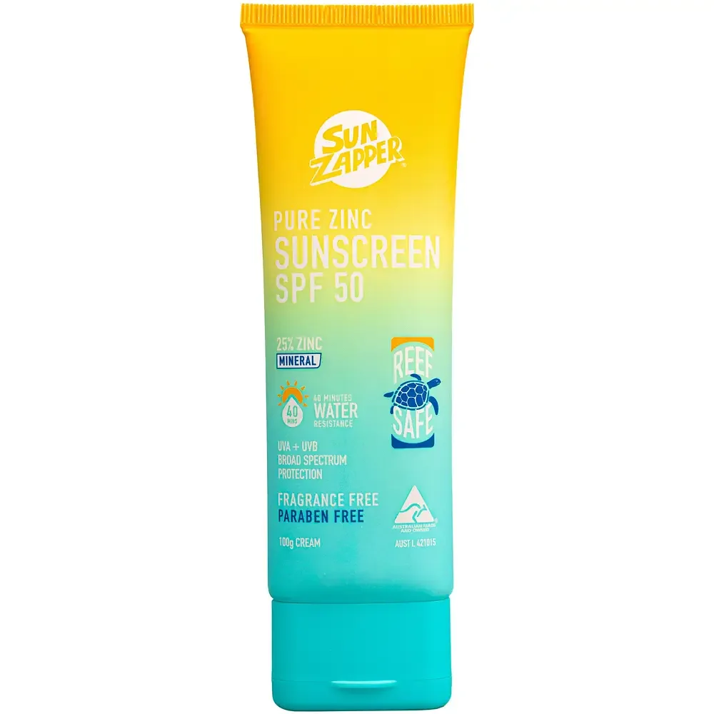 Sun Zapper Pure Zinc Sunscreen Cream SPF 50