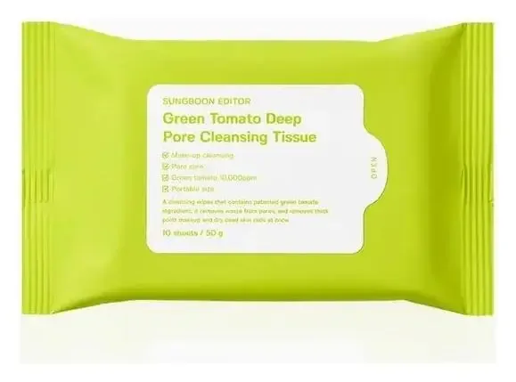 Sungboon Editor Green Tomato Deep Pore Cleansing Tissue