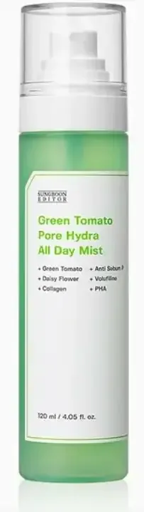 Sungboon Editor Green Tomato Pore Hydra All Day Mist