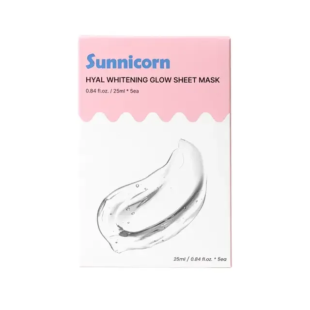Sunnicorn Hyal Whitening Glow Sheet Mask