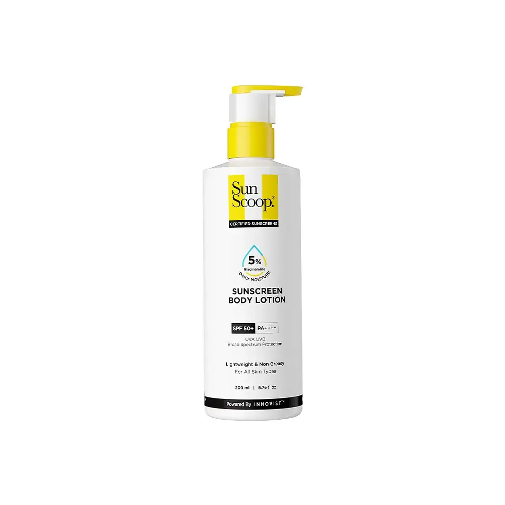 Sunscoop 5% Niacinamide Sunscreen Body Lotion SPF 50+
