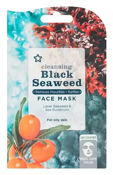 Superdrug Black Seaweed Peel Off Face Mask
