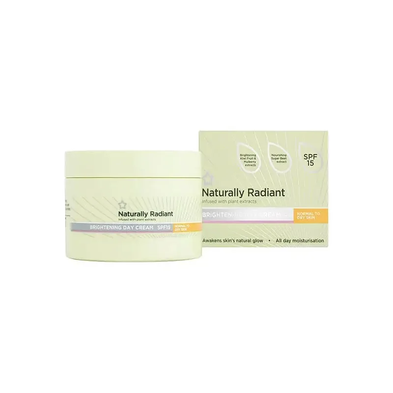 Superdrug Naturally Radiant Brightening Day Cream SPF 15