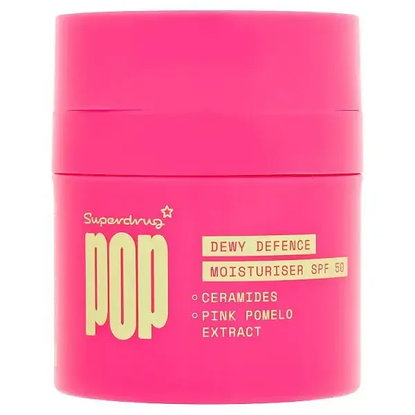 Superdrug Pop Dewy Defence Moisturiser SPF 50