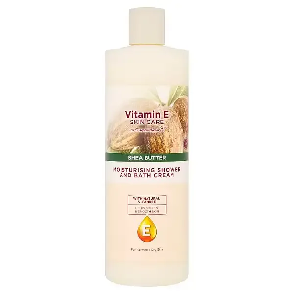 Superdrug Vitamin E Skin Care Moisturising Shower And Bath Cream