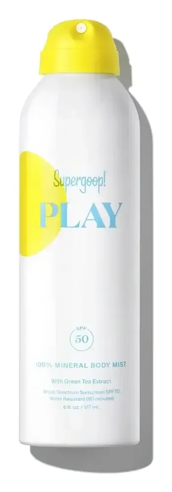 Supergoop! PLAY 100% Mineral Body Mist SPF 50 with Green Tea Extract