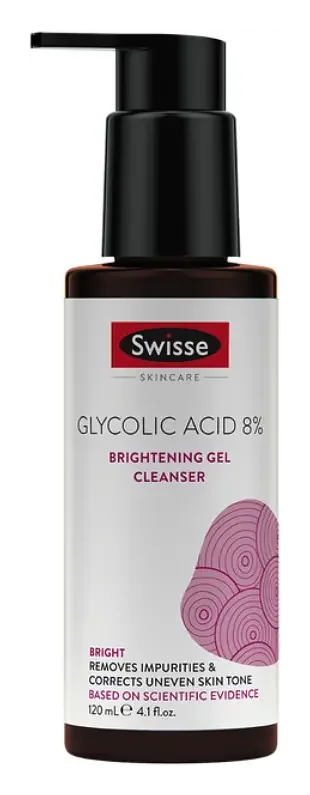 Swisse Glycolic Acid 8% Brightening Gel Cleanser
