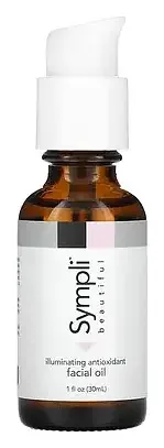 Sympli Beautiful Illuminating Antioxidant Facial Oil with Argan, Marula, Rosehip & Orange Oi