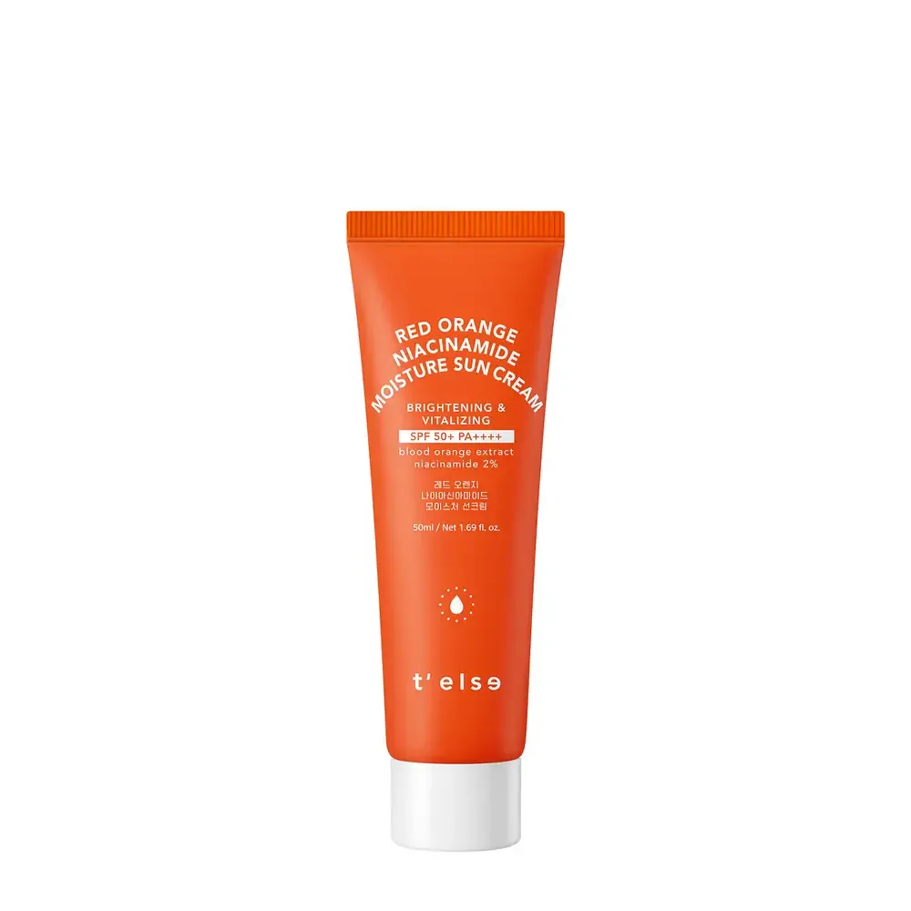 T'else Red Orange Niacinamide Moisture Sun Cream SPF 50+ PA++++