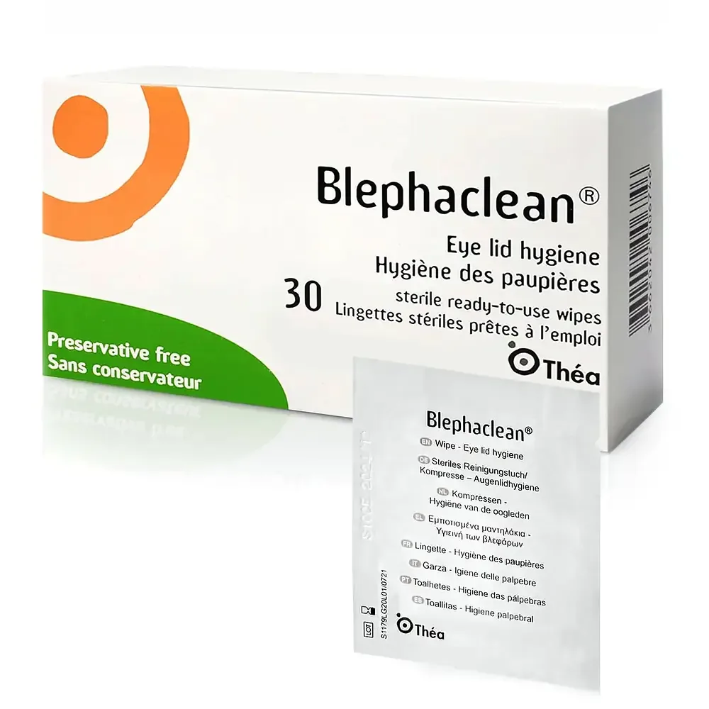 Théa Blephaclean Eye Lid Hygiene Sterile Ready-To-Use Wipes