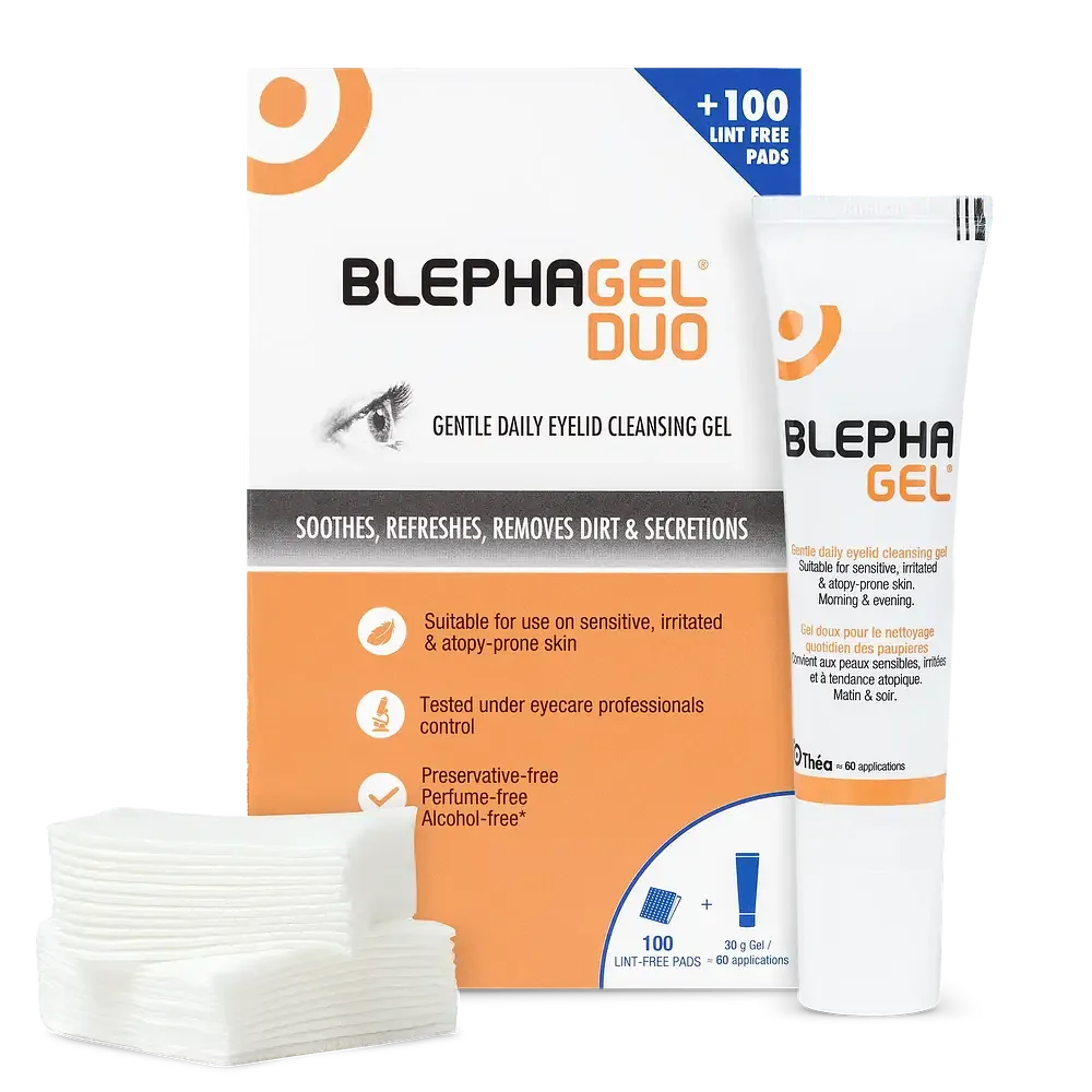 Théa Blephagel Duo Gentle Daily Eyelid Cleansing Gel