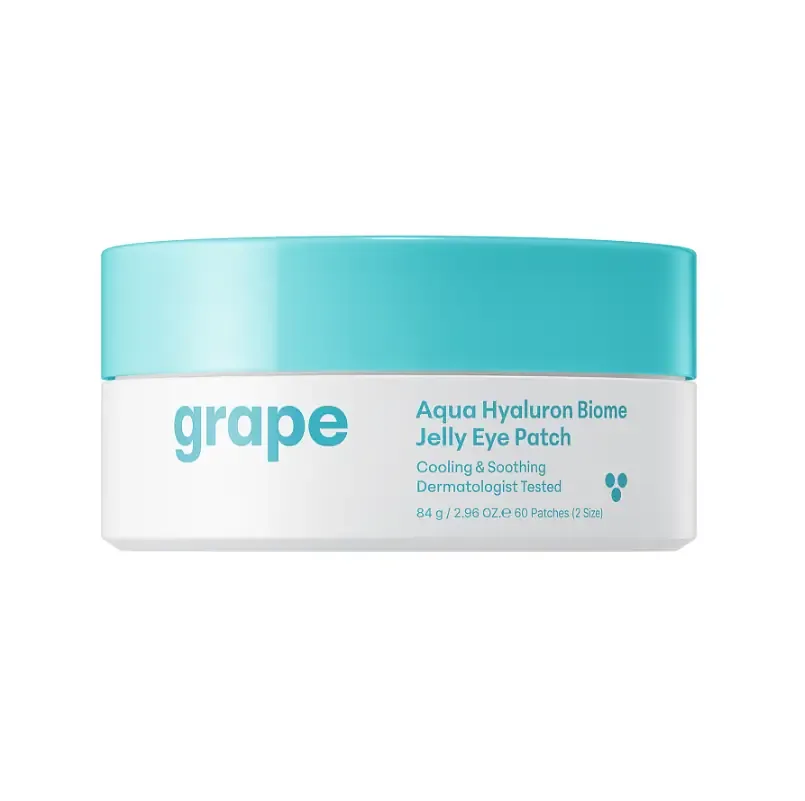 THANK YOU FARMER Grape Aqua Hyaluron Biome Jelly Eye Patch