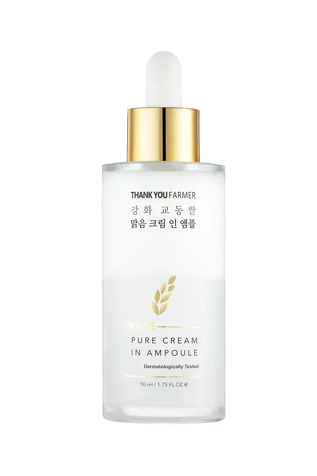 THANK YOU FARMER Rice Pure Cream In Ampoule Serum