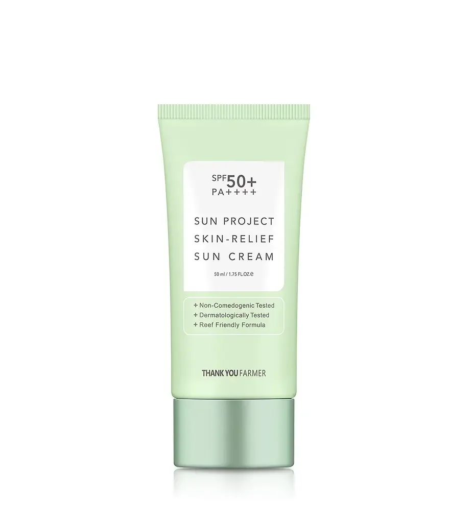THANK YOU FARMER Sun Project Skin Relief Sun Cream SPF50+ PA++++