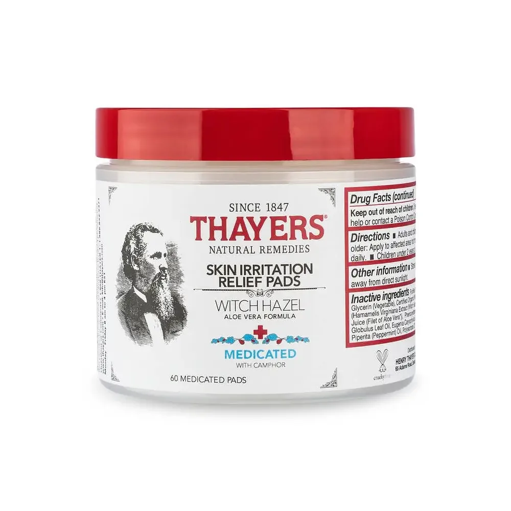 Thayers Skin Irritation Relief Pads