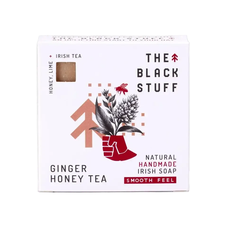The Black Stuff Ginger Honey Tea Natural Handmade Irish Soap