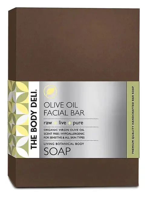 The Body Deli Pure Olive Oil Botanical Face Bar Soap
