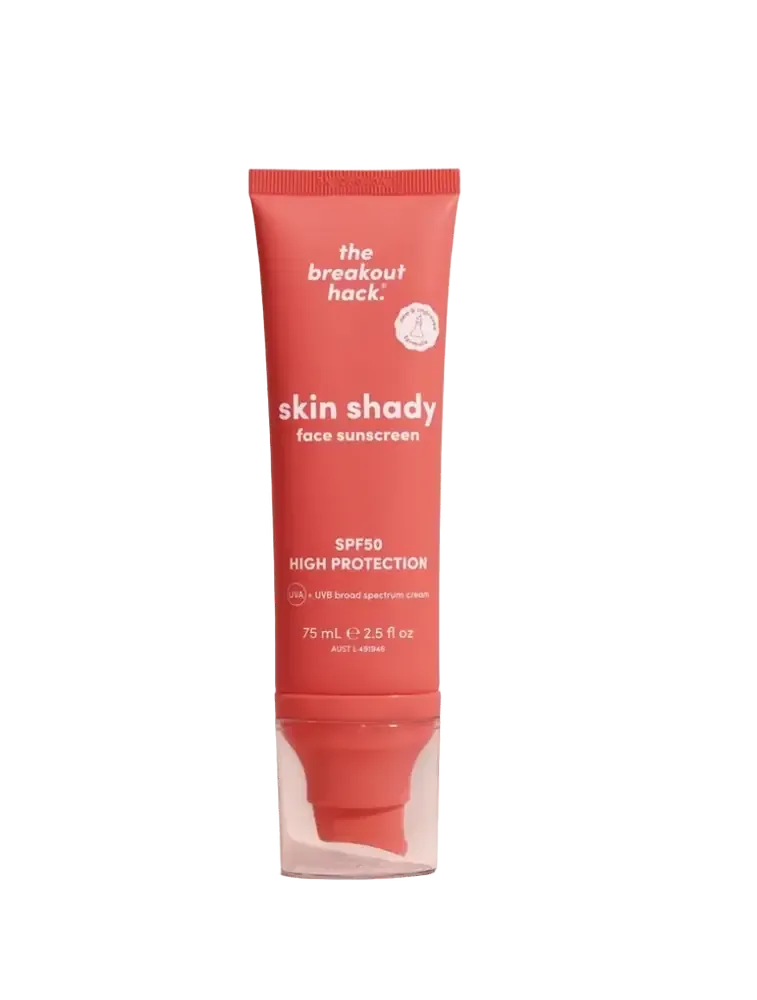The Breakout Hack Skin Shady Face Sunscreen SPF 50