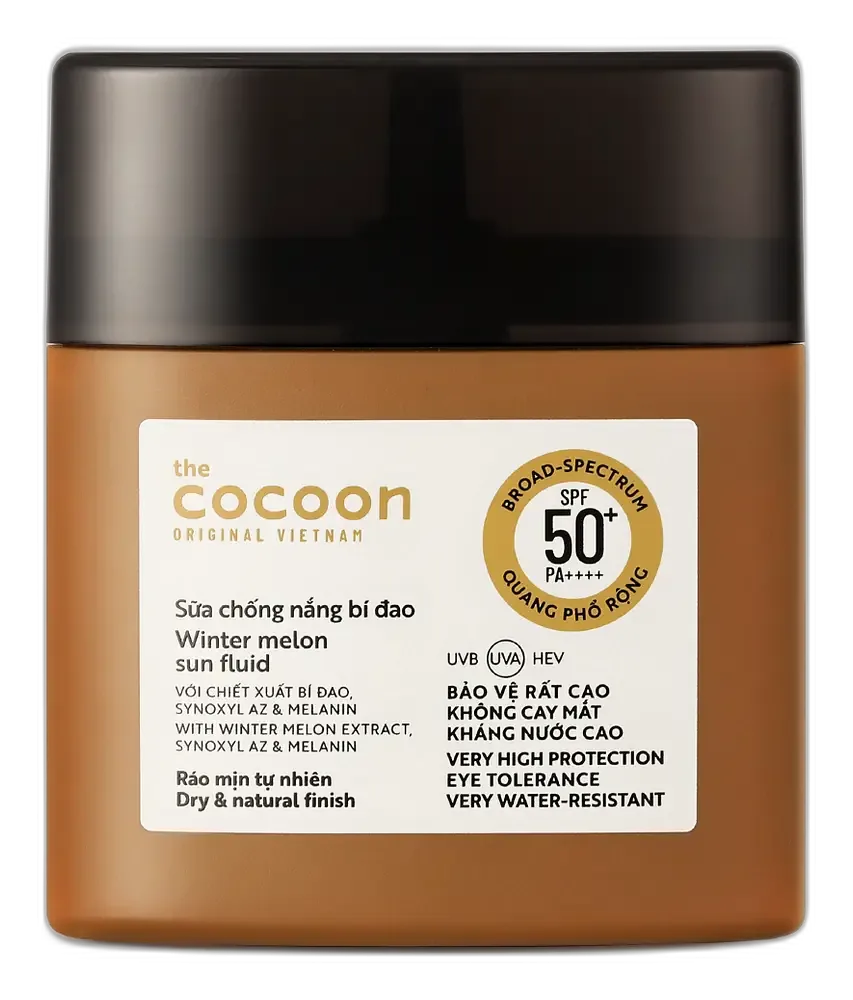 The Cocoon Vietnam Winter Melon Sun Fluid SPF 50+ PA++++