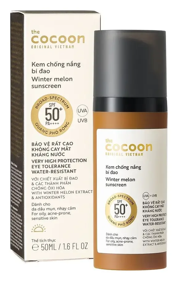 The Cocoon Vietnam Winter Melon Suncreen SPF 50 + PA ++++