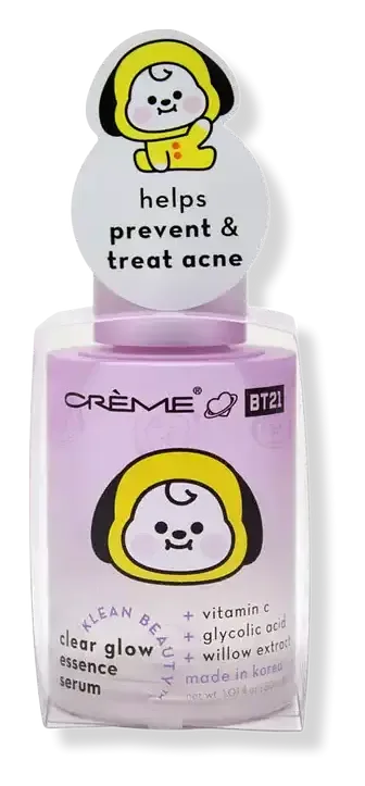 The Creme Shop BT21 BABY CHIMMY Clear Glow Essence Serum Klean Beauty