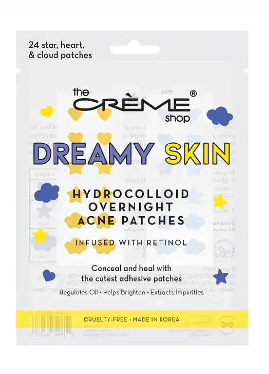 The Creme Shop Dreamy Skin Hydrocolloid Overnight Acne Patches