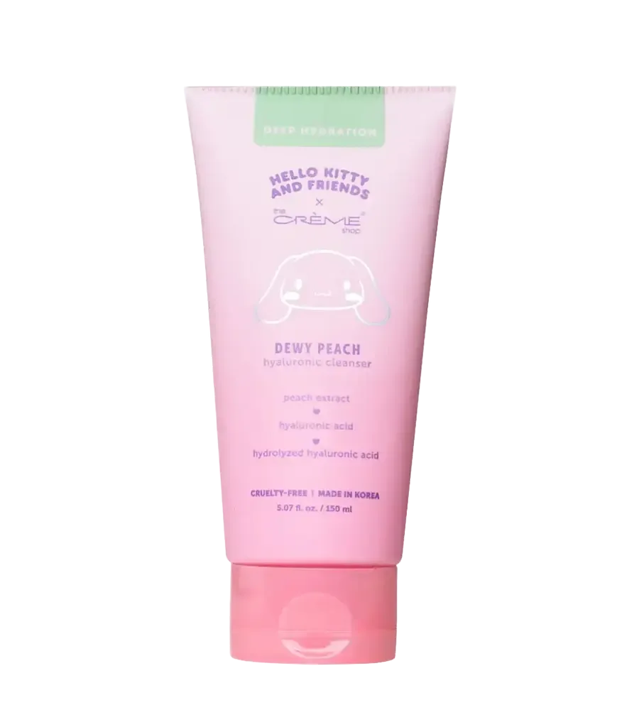 The Creme Shop Hello Kitty And Friends Dewy Peach Hyaluronic Cleanser