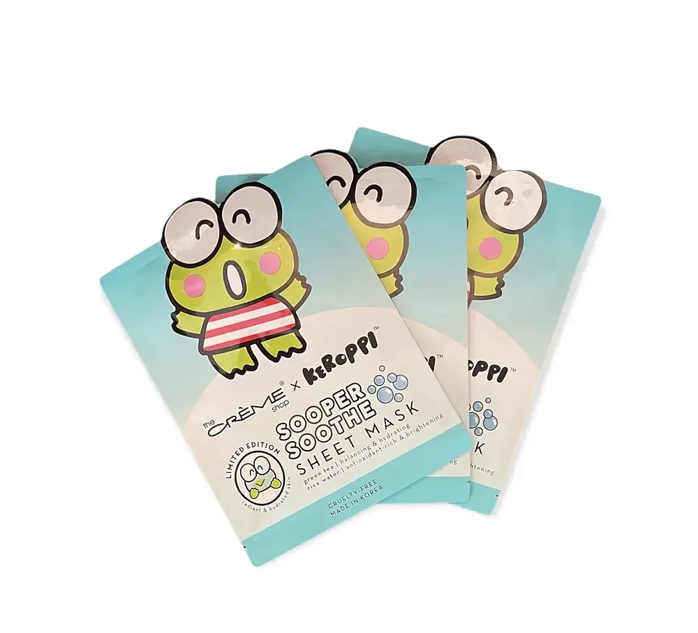 The Creme Shop Keroppi Sooper Soothe Sheet Mask