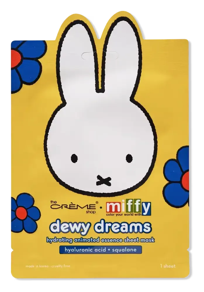 The Creme Shop Miffy Dewy Dreams Hydrating Animated Essence Sheet Mask