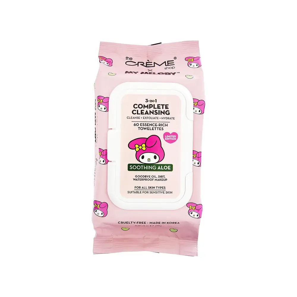 The Creme Shop My Melody 3-In-1 Complete Cleansing Essence Rich Towelettes