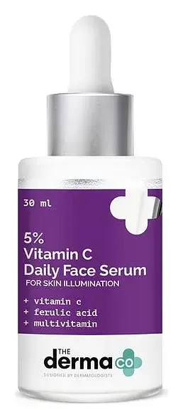 The Derma Co 5% Vitamin C Daily Face Serum
