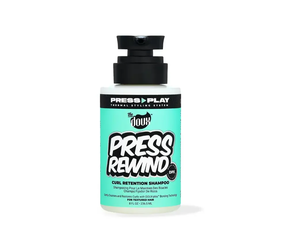 The Doux Press Rewind Curl Retention Shampoo