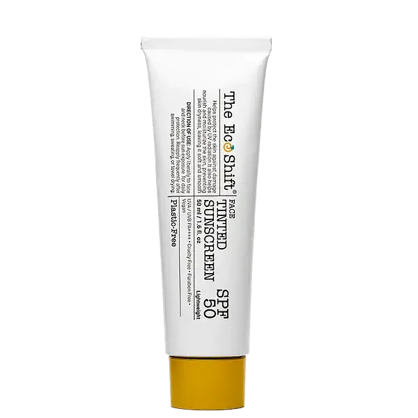 The Eco Shift Face Tinted Sunscreen SPF 50