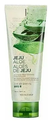 THE FACE SHOP Jeju Aloe Fresh Soothing Foam Cleanser
