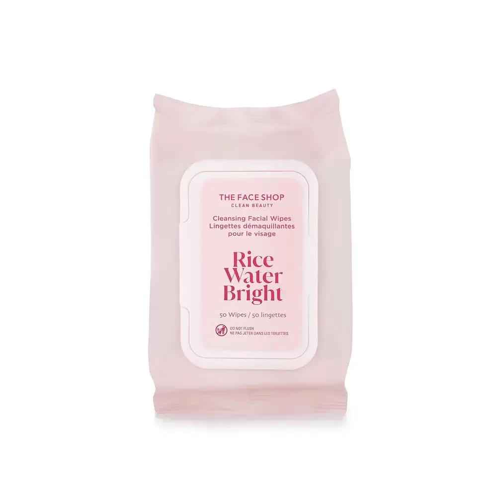 THE FACE SHOP Rice Water Bright Cleansing Facial Wipes