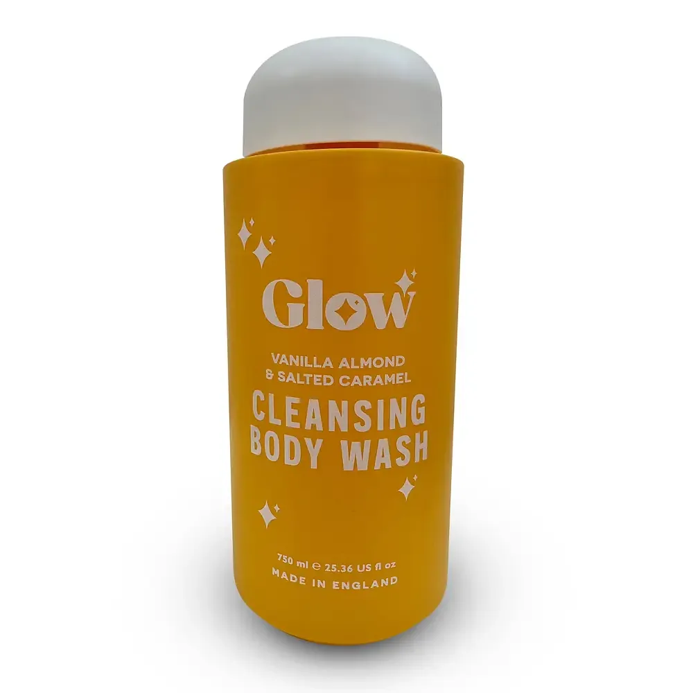 The Glow Vanilla Almond & Salted Caramel Cleansing Body Wash
