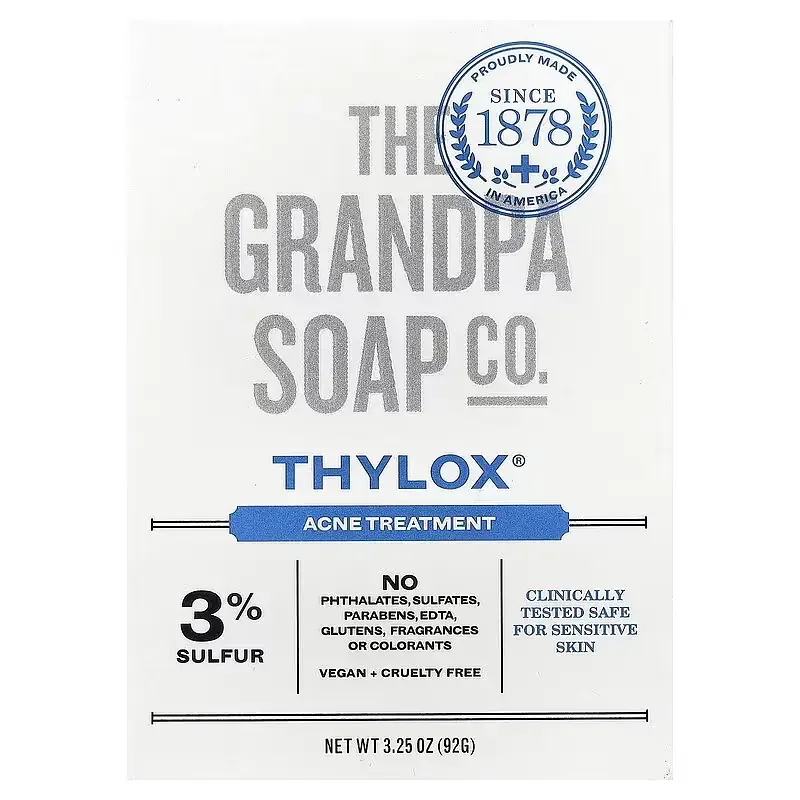 The Grandpa Soap Co. Thylox Acne Treatment Bar Soap