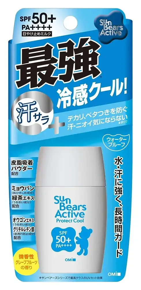 The OMI Brotherhood Sun Bears Active Protect Cool Sunscreen SPF 50+ PA++++