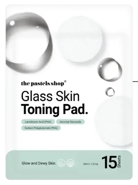 The Pastels Shop Glass Skin Toning Pad