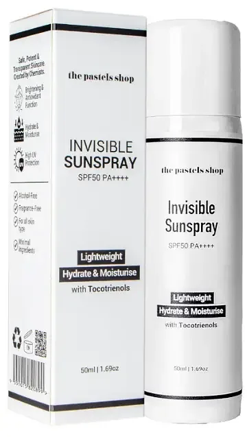 The Pastels Shop Invisible Sunspray SPF 50