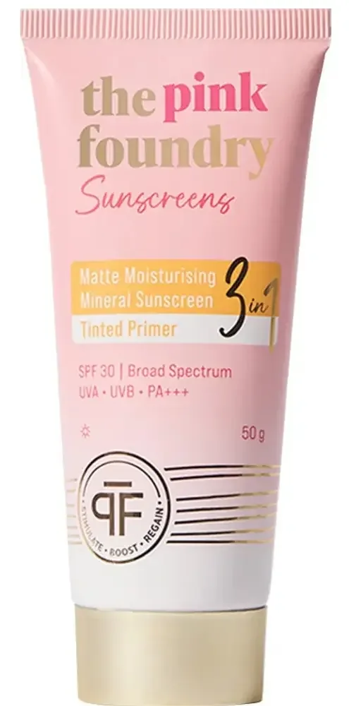 The Pink Foundry Mineral Matte Tinted Sunscreen SPF 30