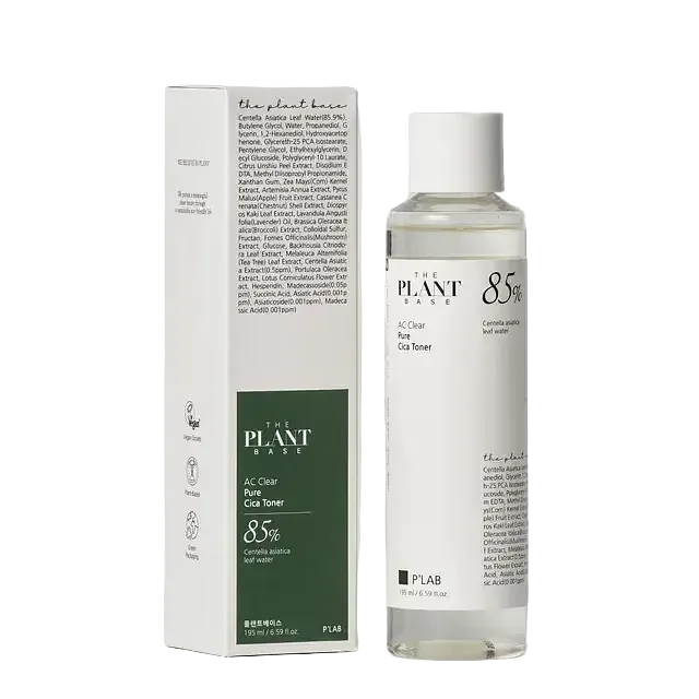 The Plant Base AC Clear Pure Cica Toner