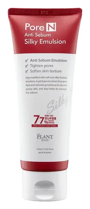 The Plant Base Pore N Anti Sebum Silky Emulsion