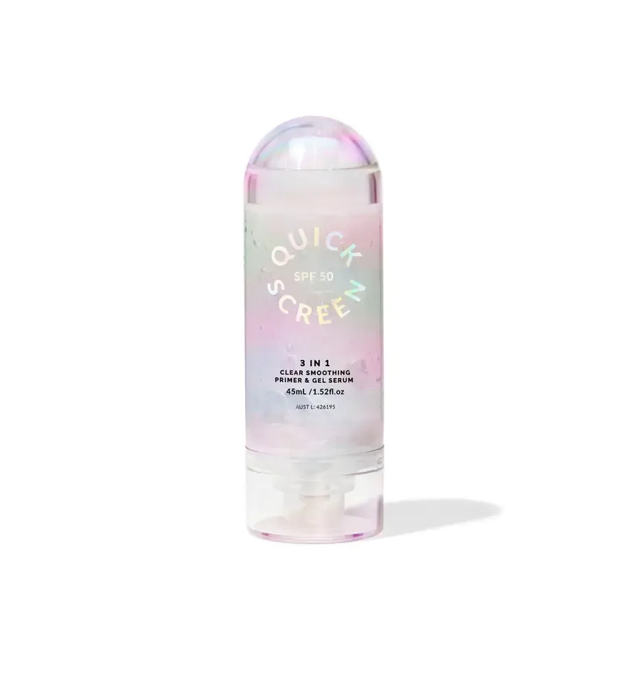 The Quick Flick Quick Screen SPF 50 Clear Primer & Gel Serum