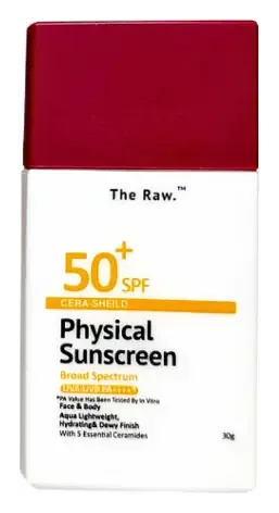 The Raw Cera-Shield Physical Sunscreen SPF 50+