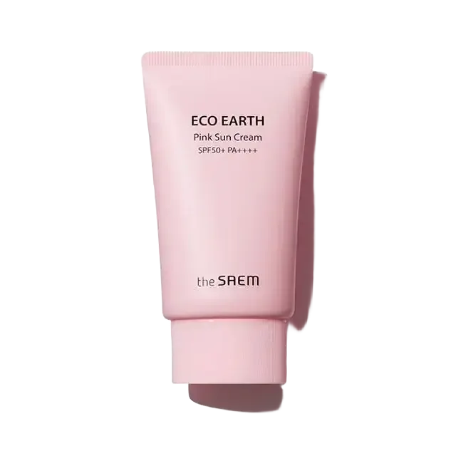 THE SAEM Eco Earth Pink Sun Cream SPF 50+ PA++++