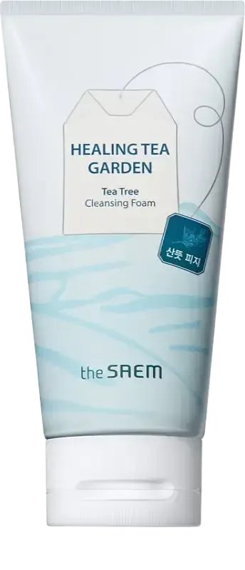 THE SAEM Healing Tea Garden Tea Tree Cleansing Foam