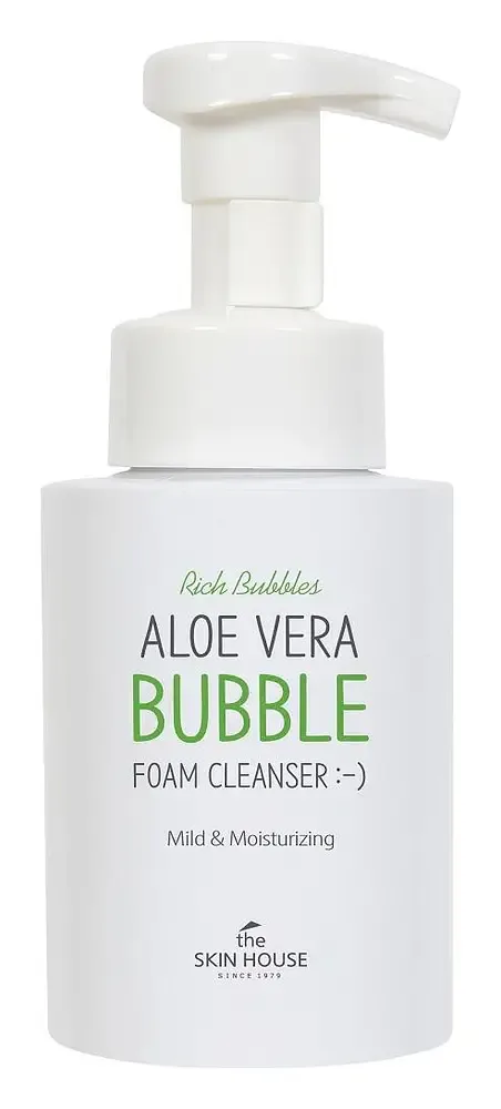 The Skin House Aloe Vera Bubble Foam Cleanser